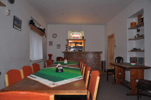 Bar a společenská místnost